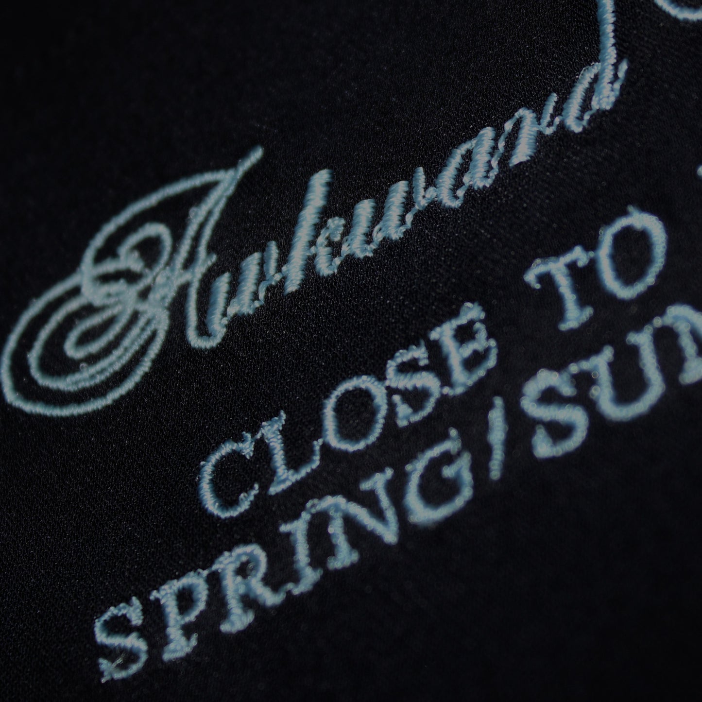 EMBROIDERED DARK BLUE SHIRT